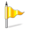 Triangular Flag emoji on Samsung